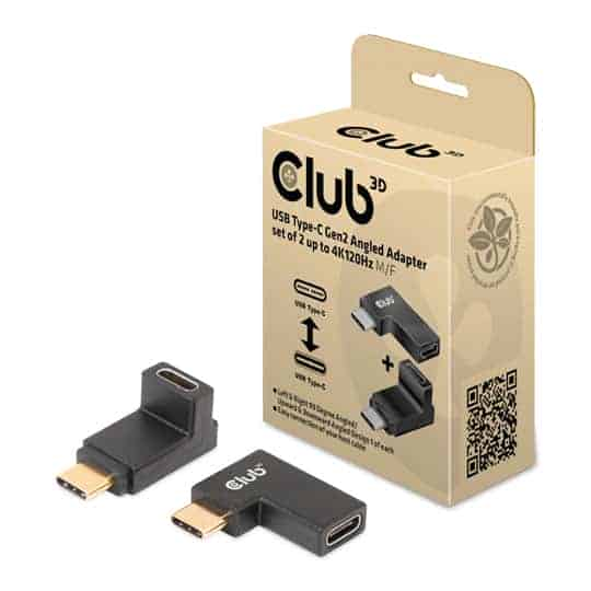 Club 3D USB Type-C Angled Adapter Set of 2